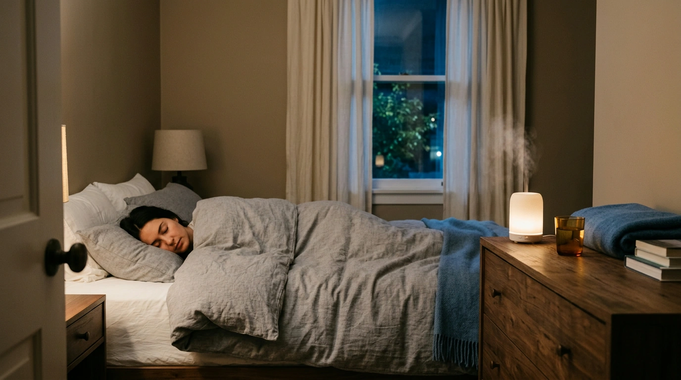 Can You Sleep With an Essential Oil Diffuser On?